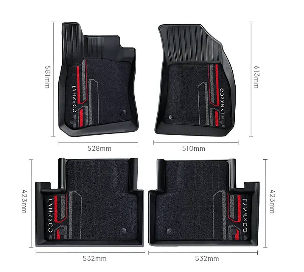 Универсальные коврики для Lynk & Co 02 6 Универсальные коврики для Lynk & Co 02 — изображение 6